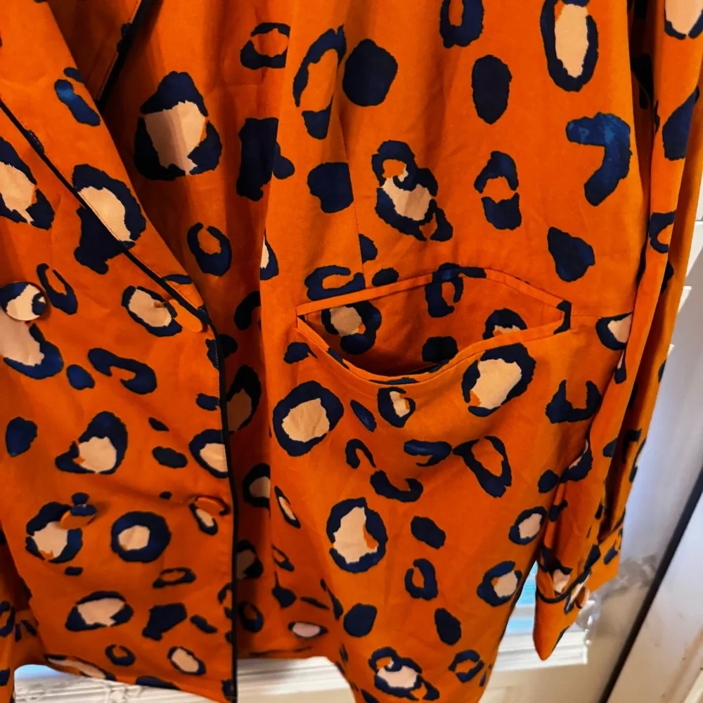 3.1 PHILLIP LIM For Target Colorful Leop Print Blazer 3X - Picture 3 of 5